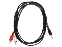 Кабель соединительный VCOM 3.5 Jack (M) / 2xRCA (M), стерео, аудио, 1.8 м. (1/175)