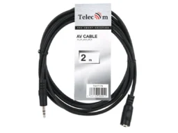 Кабель удлинительный TELECOM 3.5 Jack (M) / 3.5 Jack (F), стерео, аудио, 2 м. (1/250)