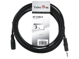 Кабель удлинительный TELECOM 3.5 Jack (M) / 3.5 Jack (F), стерео, аудио, 3 м. (1/100)