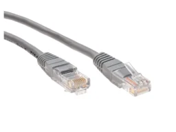 Патч-корд литой TELECOM UTP Кат. 5е, серый, 3 м. (1/150)