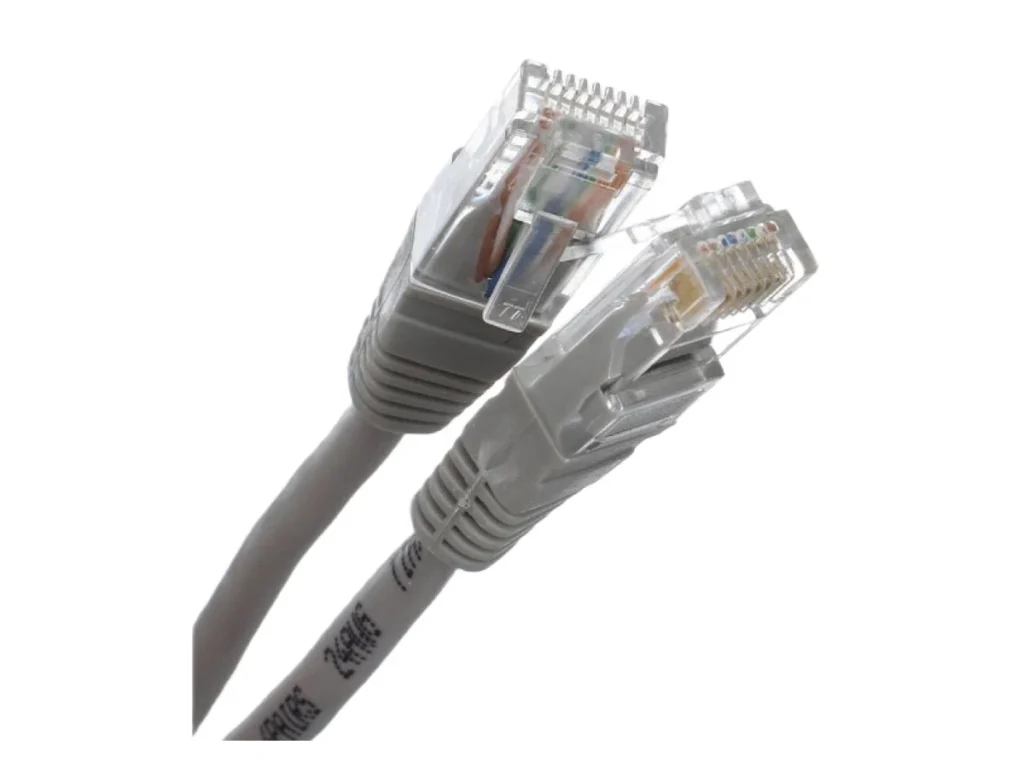 Патч-корд литой TELECOM UTP Кат. 5е, серый, 50 м. (1/17)