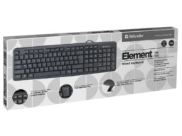 Клавиатура DEFENDER Element HB-520, USB, чёрная (1/20)