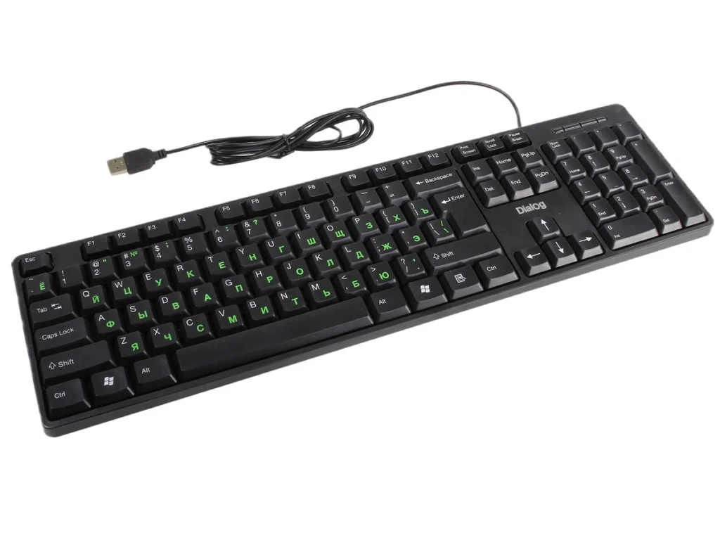 Клавиатура DIALOG KS-030U, черная, USB (1/20)