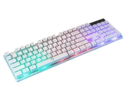 Клавиатура игровая KG-23U WHITE Nakatomi Gaming, с RGB-подсветкой, USB, белая (1/20)