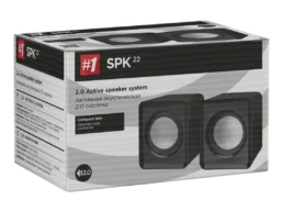 Акустическая 2.0 система SPK 22 черный, 5 Вт, питание от USB (1/100)