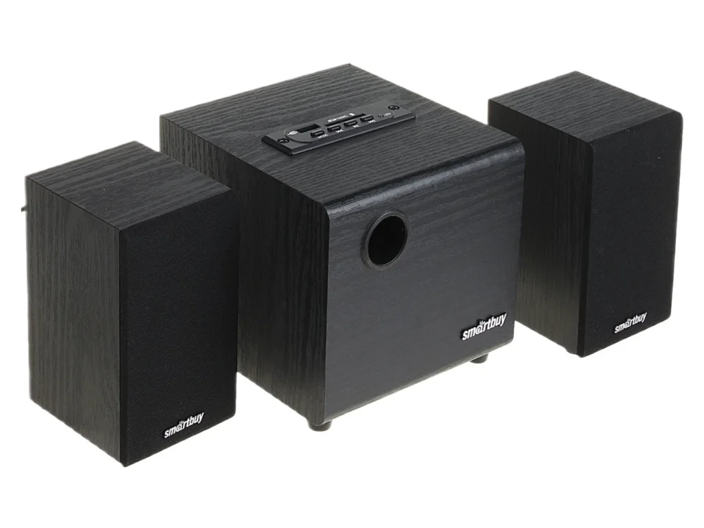Колонки Smartbuy 2.1 SPARTA, черные, USB, SD (1/6)