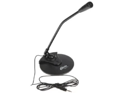 Микрофон RITMIX RDM-115, чёрный, для компьютера, шнур 1.5 м. (1/100)