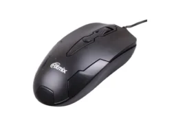 Мышь RITMIX ROM-210, черная, USB (1/40) BL
