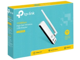 Адаптер USB TP-Link TL-WN722N N150 Wi-Fi, беспроводной, стандарты 802.11n/g/b, до 150 Мбит/с (1/60)