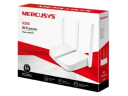 Роутер Mercusys MW305R N300 Wi-Fi 4 порта, 300Мбит/с, 2 внешние антенны