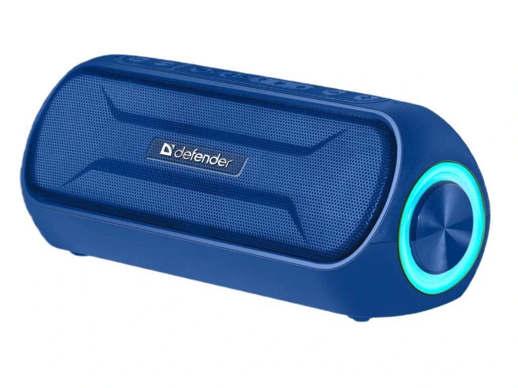 Акустика портативная Defender Enjoy S1000 синий, 20Вт, bluetooth