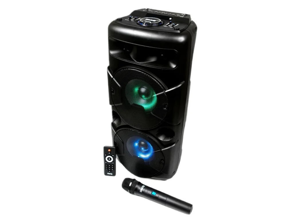 Колонки Dialog Oscar AO-20 1.0, 30W RMS, беспроводной микрофон, BT+FM+USB+SD+LED