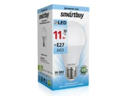 Лампа светодиодная SMARTBUY A60 11Вт 220V 4000K E27 (нейтральный свет) (1/10/50)