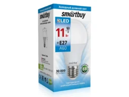 Лампа светодиодная SMARTBUY A60 11Вт 220V 6000K E27 (холодный свет)