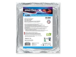 Лента светодиодная SMARTBUY SMD 2835/60, IP20, 4,8 Вт, зеленый, 5м (1/100)