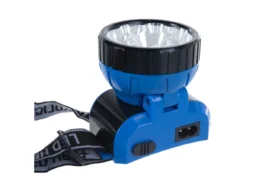 Фонарь SMARTBUY SBF-25-B, синий, аккум-ный, налобный, 1ВТ + 8 LED LED (1/120)