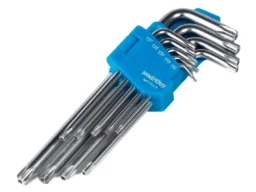 Набор ключей SMARTBUY TORX c отверст. 9шт, длинные TORX:10,15,20,25,27,30,40,50, CR-V (1/48)