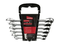 Набор ключей SMARTBUY комбинир., 6 предм., с фикс. трещот. 72 зуба, 8-10-12-13-14-17 мм, СR-V (1/20)