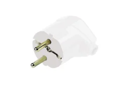 Вилка SMARTBUY угловая с заземлением белая 16А 250В (SBE-16-P02-w) (1/50)