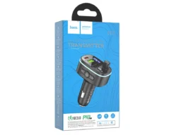 FM-трансмиттер HOCO E62, Fast, Bluetooth, 2 USB, Type-C, пластик, PD20W, QC3.0, дисплей, чёрный