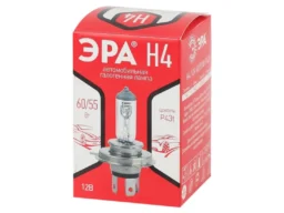Автолампа ЭРА Н4 12V 55W P43t (1/100/400/3200)
