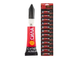 Супер- клей СИЛА (сверхпрочный), 3 гр., лента BL-12 (12/576)