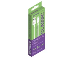 Дата-кабель/Exployd/USB - microUSB/круглый/силикон/белый/1М/2.1A/Classic/EX-K-998