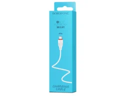 Кабель USB - микро USB Borofone BX17 Enjoy, 1.0м, круглый, 2.0A, ПВХ, цвет: белый(1/648)