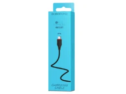 Кабель USB - микро USB Borofone BX17 Enjoy, 1.0м, круглый, 2.0A, ПВХ, цвет: чёрный(1/648)
