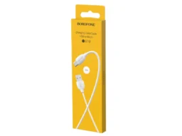 Кабель USB - микро USB Borofone BX19 Benefit, 1.0м, круглый, 2.0A, ПВХ, цвет: белый(1/648)