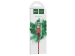 Кабель USB - микро USB HOCO X14 Times speed, 1.0м, круглый, 2.0A, ткань, цвет: красный (1/33/330)
