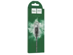 Кабель USB - микро USB HOCO X14 Times speed, 1.0м, круглый, 2.0A, ткань, цвет: чёрный (1/33/330)