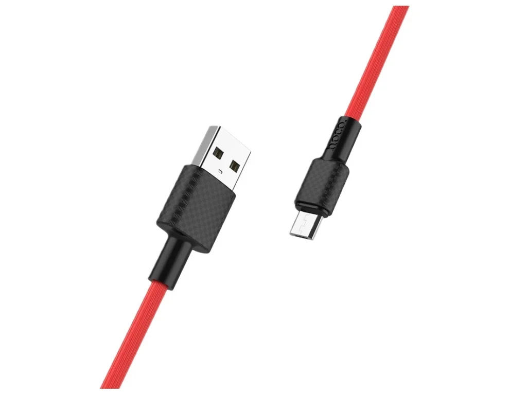 Кабель USB - микро USB HOCO X29 Superior, 1.0м, круглый, 2.0A, силикон, цвет: красный(1/33/330)