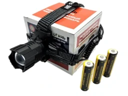 Фонарь на голову 105 (Р-99, Аккум. 3*18650, micro-USB, фокус)