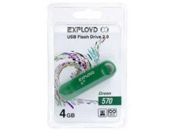 USB 4GB Exployd 570 зелёный