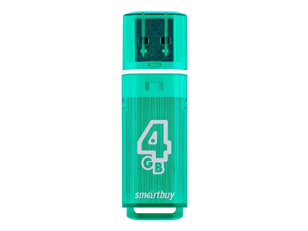 USB 4GB Smart Buy Glossy зелёный