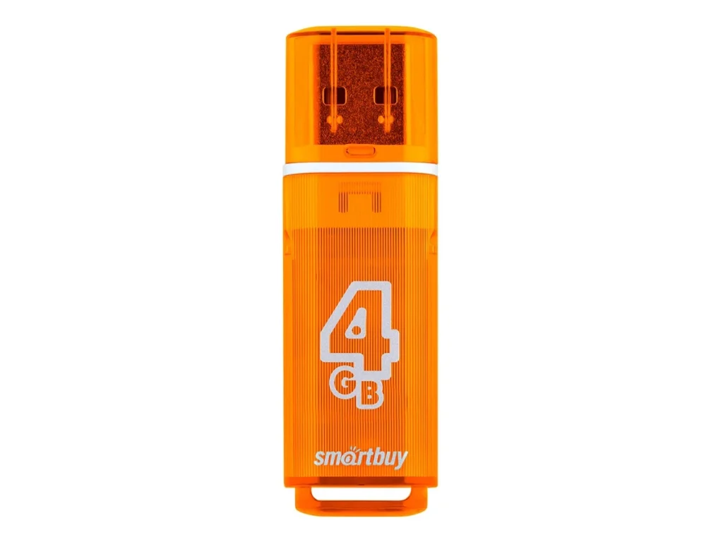 USB 4GB Smart Buy Glossy оранжевый