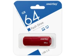 USB 64GB Smart Buy Clue бордовый