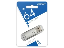 USB 64GB Smart Buy V-Cut серебро