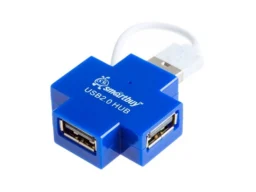 USB - Xaб Smartbuy 4 порта голубой (SBHA-6900-B) (1/5)