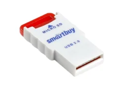 Картридер Smartbuy MicroSD, (SBR-707-R) красный (1/20)
