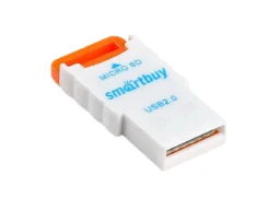 Картридер Smartbuy MicroSD, (SBR-707-O) оранжевый