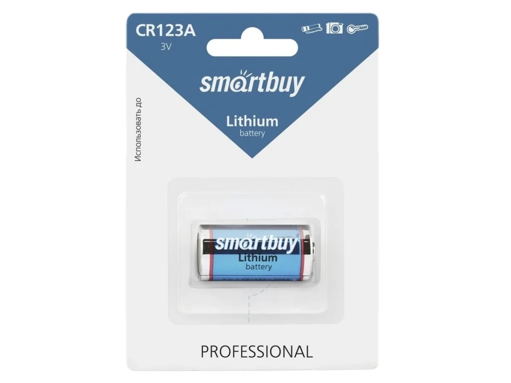 Элемент питания SMARTBUY CR 123A BL1 (12/144)