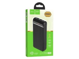 Акк.внешн. HOCO J59A, 20000mAh, 2 USB выхода, Micro, Lightning и Type-C входы, дисплей, чёрный(1/44)