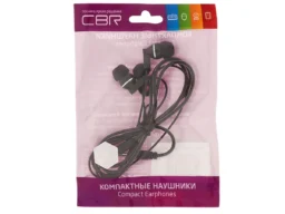 Наушники CBR Human Friends Prism, черные, вкладыши, шнур 1,0 м. (1/500)