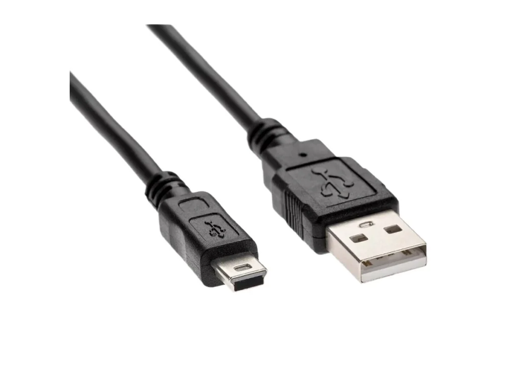 Кабель USB 2.0 A-->mini-B 5P (3,0м) чёрный, Telecom (1/100)