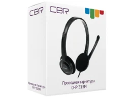 Гарнитура игровая CBR CHP 313 микрофон, 2 x mini-jack 3.5 mm, кабель 1,5 м, чёрный (1/30)