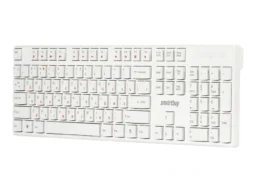 Клавиатура проводная SMARTBUY ONE 238,мультимедийная, USB белая (SBK-238U-W) (1/20)