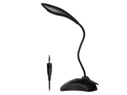 Микрофон DEFENDER MIC-115 черный, на гибкой ножке, настольный, 1,7 м (1/50)