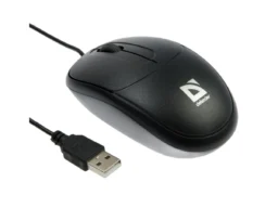 Мышь DEFENDER Datum MS-980, черная, USB, проводная, 3 кнопки, 1000 dpi, длина кабеля 1,4 м. (1/40)